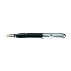 Diplomat Excellence A - Black Chrome - Stilou Cu Penita M, Aurita 14kt.