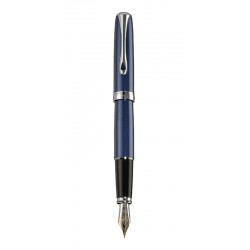 Diplomat Excellence A - Midnight Blue Chrome - Stilou Cu Penita M, Aurita 14kt.
