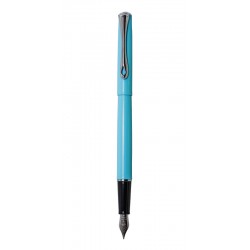 Stilou Diplomat Traveller, Cu Penita M, Din Otel Inoxidabil - Lumi Light Blue