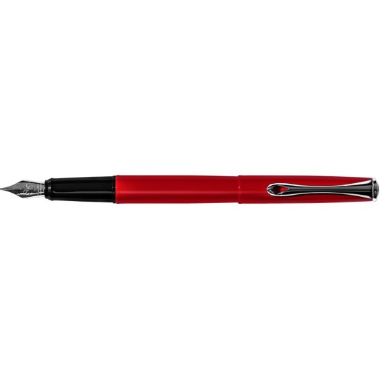 Stilou Diplomat Esteem, Cu Penita B, Din Otel Inoxidabil - Red Lacquer