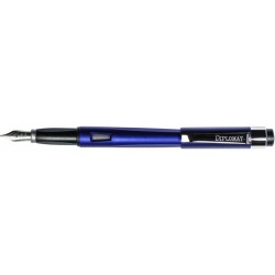 Stilou Diplomat Magnum, Cu Penita F, Din Otel Inoxidabil - Indigo Blue