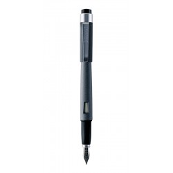 Diplomat Magnum - Soft Touch Grey - Stilou Cu Penita M, Din Otel Inoxidabil