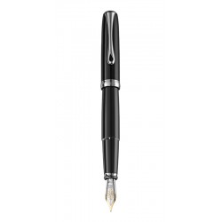 Stilou Diplomat Excellence A, Cu Penita M, Aurita 14kt. - Black Lacquer