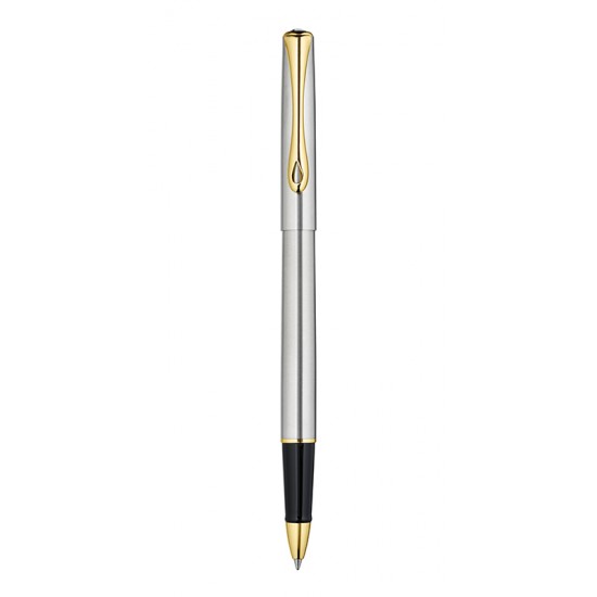 Roller Diplomat Traveller - Stainless Steel Gold
