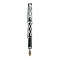 Stilou Diplomat Excellence A, Cu Penita M, Aurita 14kt. - Rome Black White