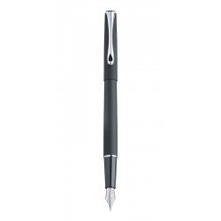 Stilou Diplomat Traveller, Cu Penita M, Din Otel Inoxidabil - Lapis Black