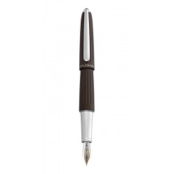 Stilou Diplomat Aero, Cu Penita M, Aurita 14kt. - Brown