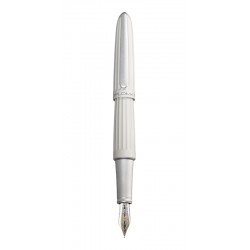 Stilou Diplomat Aero, Cu Penita M, Aurita 14kt. - Matt Silver