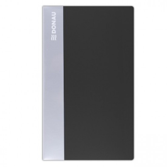 Mapa Plastic Pp, Pentru 240 Carti Vizita, Donau - Negru