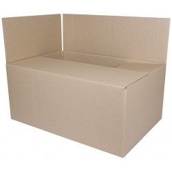 Cutie Carton Ondulat, 400gr/mp, 555x400x322mm, Donau - Kraft