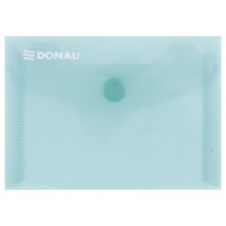 Mapa Pp Protectie Documente A7 Landscape, Inchidere Cu Capsa, 10/set, Donau - Verde Transparent