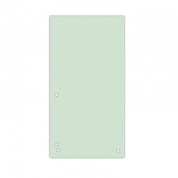 Separatoare Carton Pentru Biblioraft, 190 G/mp, 105 X 235mm, 100/set, Donau Duo - Verde
