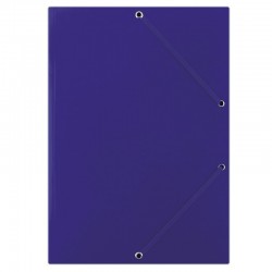 Mapa Din Carton Plastifiat, Cu Elastic Pe Colturi, 400gsm, Donau - Albastru