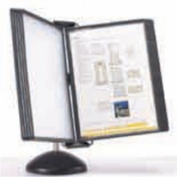 Display Birou (suport Pentru 10 Buzunare A4), Probeco-vip - Antracit