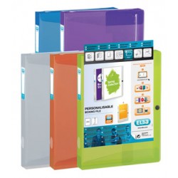 Mapa Plastic A4, Cu Capsa, Personalizabila, 40mm Latime, Elba Polyvision - Asortate