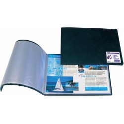 Dosar De Prezentare Cu 20 Folii, A4 Landscape, Elba - Negru