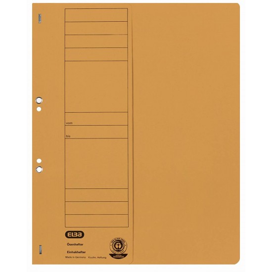 Dosar Carton Cu Capse 1/2 Elba Smart Line - Galben