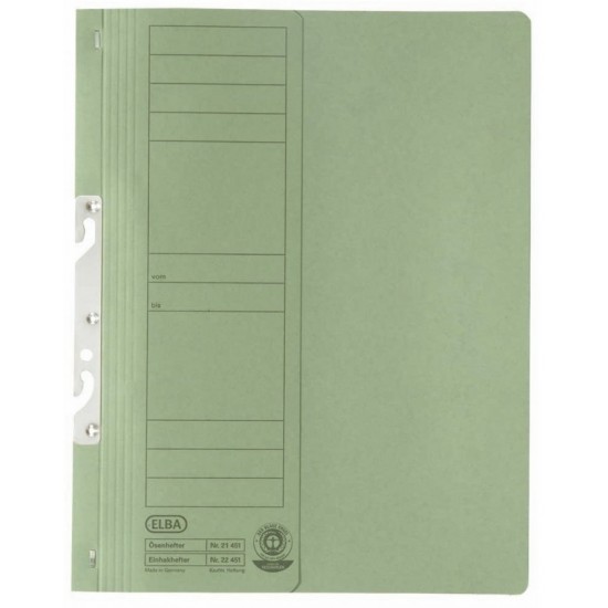 Dosar Carton Incopciat 1/1 Elba Smart Line - Verde