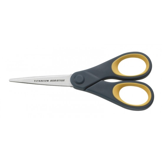 Foarfeca Titanium, 180 Mm, Cu Rubber Grip, Westcott Titanium Non Stick - 25 Ani Garantie