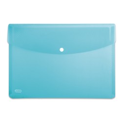 Mapa Protectie Documente A4 Landscape, Cu Capsa, Pp-0.3mm, 5 Buc/set, Elba Urban - Albastru Transpar