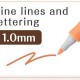 Marker Artline Decorite, Varf Rotund 1.0mm - Alb