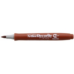 Marker Artline Decorite, Varf Flexibil (tip Pensula) - Maro Marker Artline Decorite, Varf Flexibil (tip Pensula) - Maro