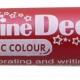 Marker Artline Decorite, Varf Flexibil (tip Pensula) - Rosu Metalizat