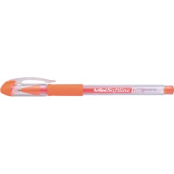 Pix Cu Gel Artline Softline 1700, Rubber Grip, Varf 0.7mm - Portocaliu Fluorescent