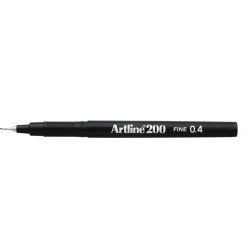 Liner Artline 200, Varf Fetru 0.4mm - Negru Liner Artline 200, Varf Fetru 0.4mm - Negru