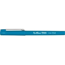 Liner Artline 200, Varf Fetru 0.4mm - Albastru Sky