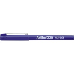 Liner Artline 220, Varf Fetru 0.2mm - Mov
