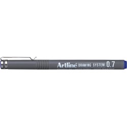 Marker Pentru Desen Tehnic Artline, Varf Fetru 0.7mm - Albastru Marker Pentru Desen Tehnic Artline, Varf Fetru 0.7mm - Albastru