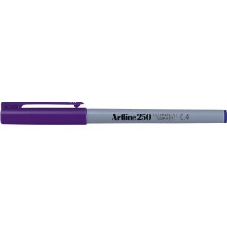 Permanent Marker Artline 250, Corp Plastic, Varf Rotund 0.4mm - Mov