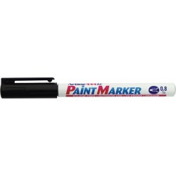 Marker Cu Vopsea Artline 444xf, Corp Metalic, Varf Rotund 0.8mm - Negru Marker Cu Vopsea Artline 444xf, Corp Metalic, Varf Rotund 0.8mm - Negru