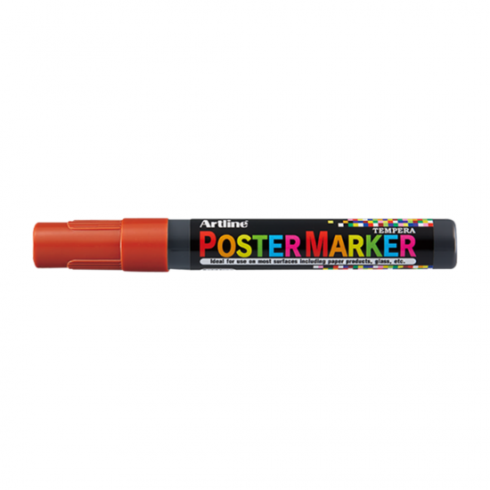 Marker Pentru Poster Artline, Corp Plastic, Varf Rotund 6mm - Maro