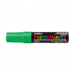 Marker Pentru Poster Artline, Corp Plastic, Varf Rotund 6mm - Galben Fluorescent