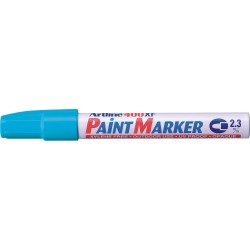 Marker Cu Vopsea Artline 400xf, Corp Metalic, Varf Rotund 2.3mm - Bleu Marker Cu Vopsea Artline 400xf, Corp Metalic, Varf Rotund 2.3mm - Bleu