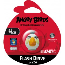 Memory Stick Usb 2.0 - 4gb Angry Bird - White Bird