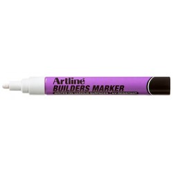 Marker Artline, Pentru Constructori, Corp Plastic, Varf Rotund 2.3mm - Alb Marker Artline, Pentru Constructori, Corp Plastic, Varf Rotund 2.3mm - Alb