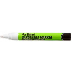 Marker Artline, Pentru Gradinari, Corp Plastic, Varf Rotund 2.3mm - Alb Marker Artline, Pentru Gradinari, Corp Plastic, Varf Rotund 2.3mm - Alb
