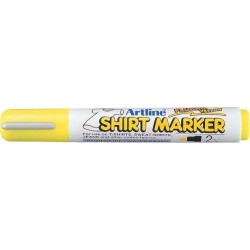 T-shirt Marker Artline, Corp Plastic, Varf Rotund 2.0mm - Galben Fluorescent T-shirt Marker Artline, Corp Plastic, Varf Rotund 2.0mm - Galben Fluorescent