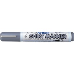 T-shirt Marker Artline, Corp Plastic, Varf Rotund 2.0mm - Gri T-shirt Marker Artline, Corp Plastic, Varf Rotund 2.0mm - Gri