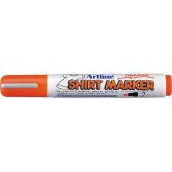 T-shirt Marker Artline, Corp Plastic, Varf Rotund 2.0mm - Portocaliu Pastel T-shirt Marker Artline, Corp Plastic, Varf Rotund 2.0mm - Portocaliu Pastel