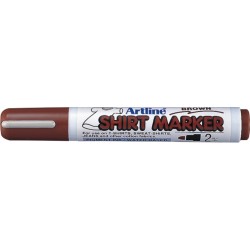 T-shirt Marker Artline, Corp Plastic, Varf Rotund 2.0mm - Maro T-shirt Marker Artline, Corp Plastic, Varf Rotund 2.0mm - Maro
