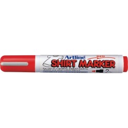 T-shirt Marker Artline, Corp Plastic, Varf Rotund 2.0mm - Rosu T-shirt Marker Artline, Corp Plastic, Varf Rotund 2.0mm - Rosu