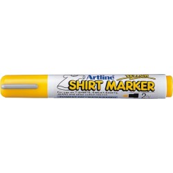 T-shirt Marker Artline, Corp Plastic, Varf Rotund 2.0mm - Galben T-shirt Marker Artline, Corp Plastic, Varf Rotund 2.0mm - Galben