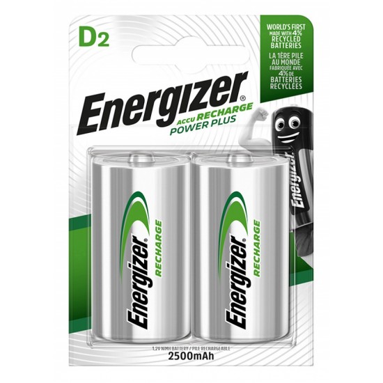 Acumulatori Power Plus D, 2500 Mah, 2 Buc/set, Energizer