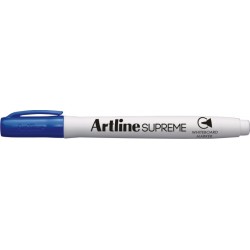 Marker Pentru Tabla De Scris Artline Supreme - Dry Safe Ink, Varf Rotund 1.5mm - Albastru