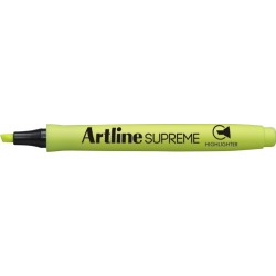 Textmarker Artline Supreme, Varf Tesit 1.0-4.0mm - Galben Fluorescent