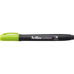 Permanent Marker Artline Supreme, Corp Plastic, Varf Rotund 1.0mm - Galben Pastel
